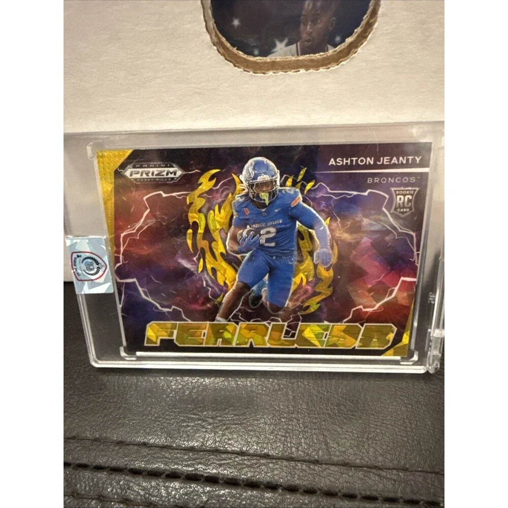 2025 Panini Prizm Draft Picks - Fearless Ashton Jeanty Gold Ice Prizm (RC) 🔥💥